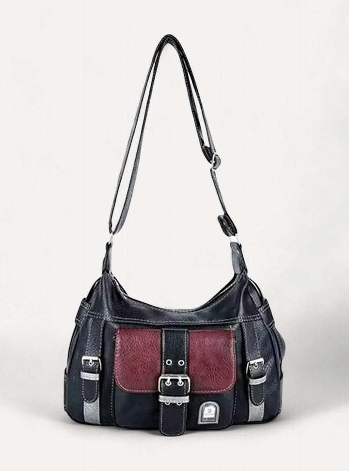 "Black & Red" Vintage Shoulder Bag check yourself aleksandrov y2k