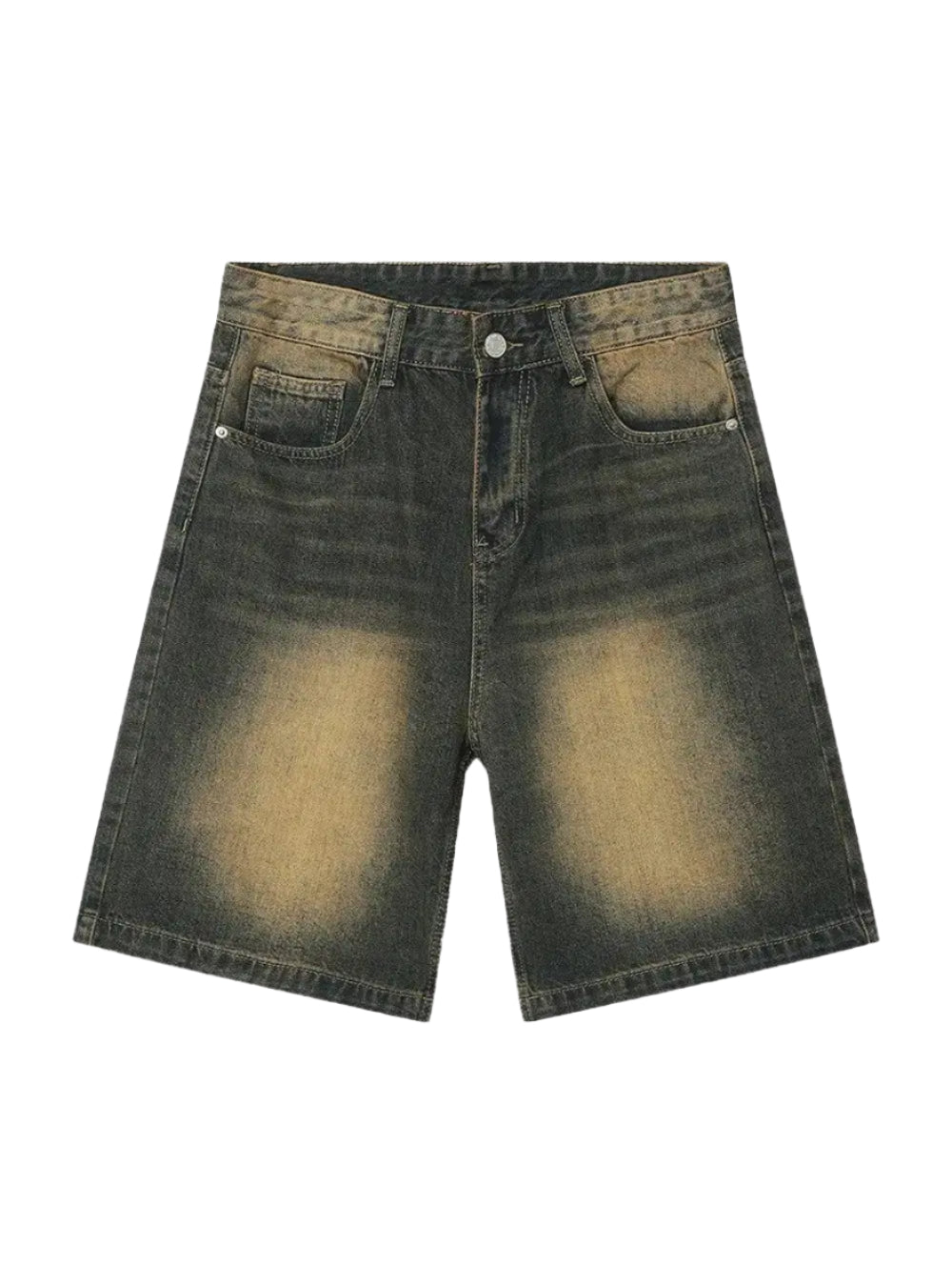 Vintage Blue Denim Shorts - Aleksandrov - Y2K - Vintage Clothing