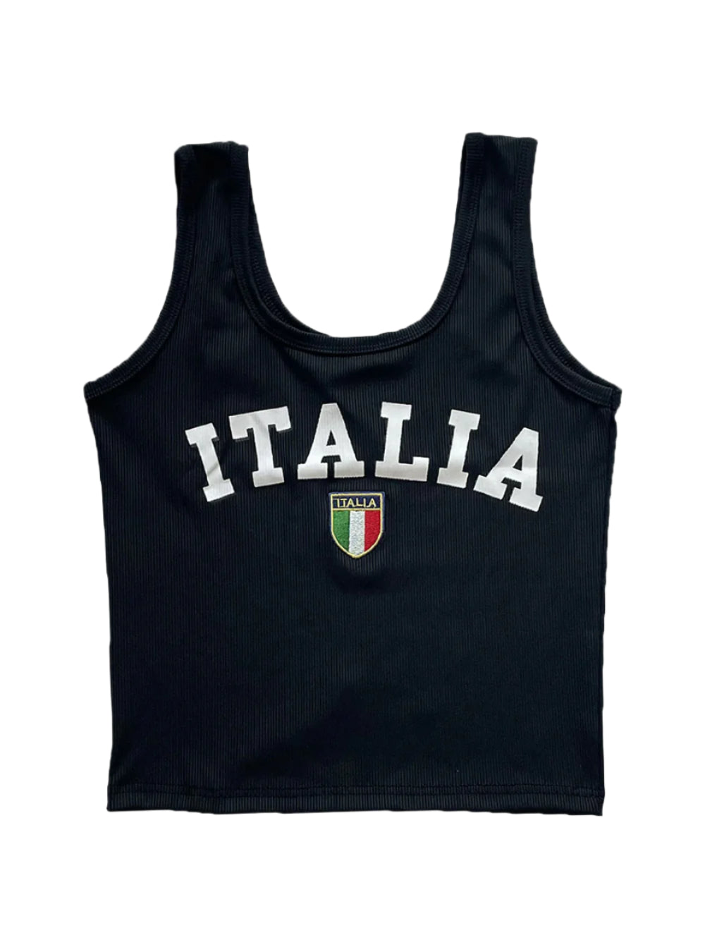 Vintage Italia Black Tank Top