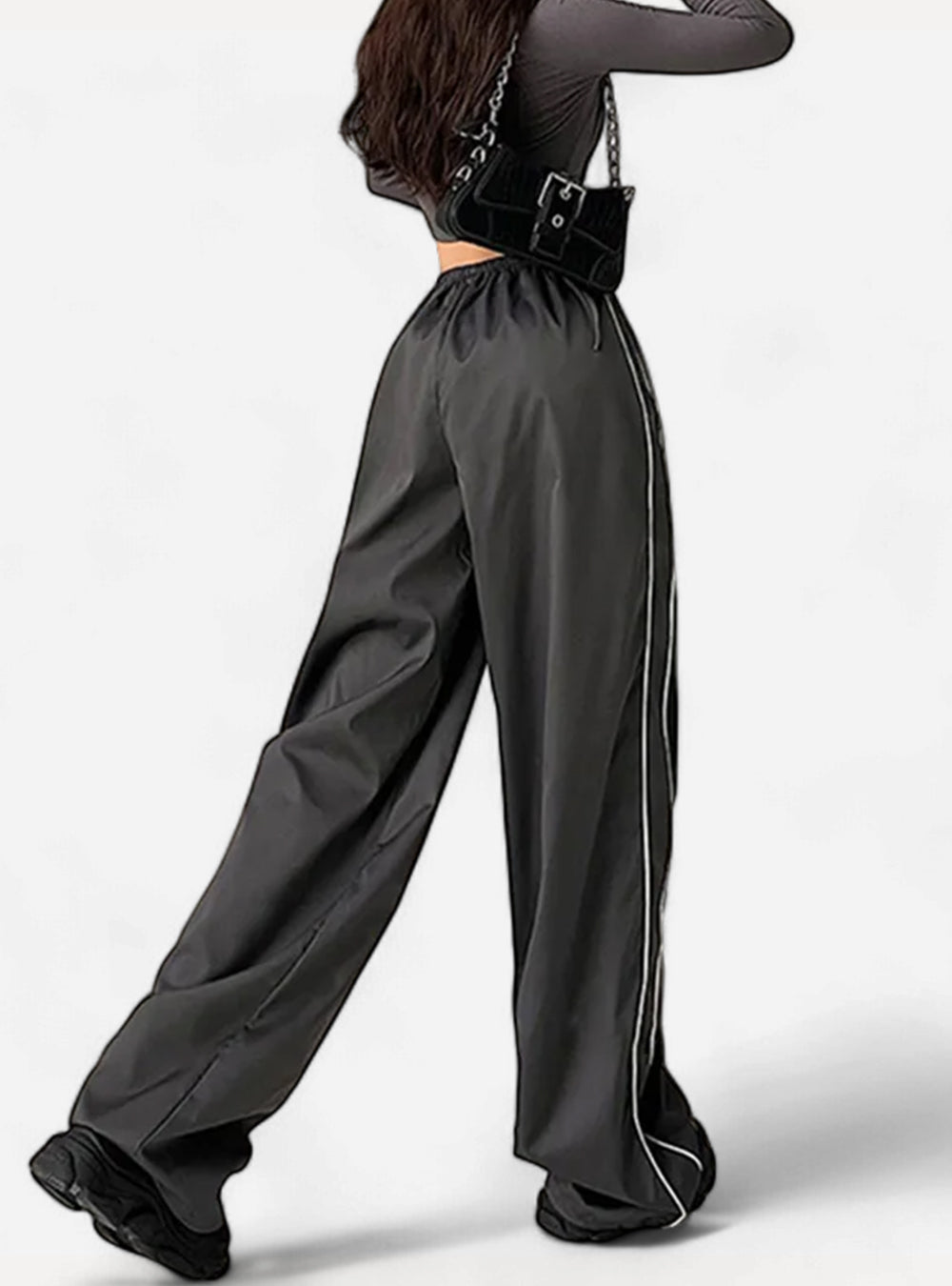 sport Baggy Low Rise Pants - Aleksandrov - Y2K - Vintage Clothing