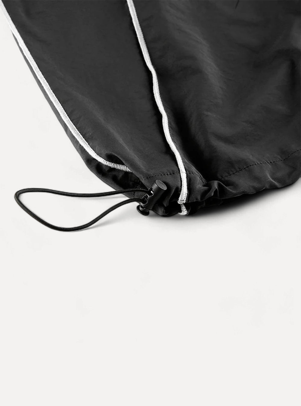 Loose Fit Black Sports Pants - Aleksandrov - Y2K - Vintage Clothing