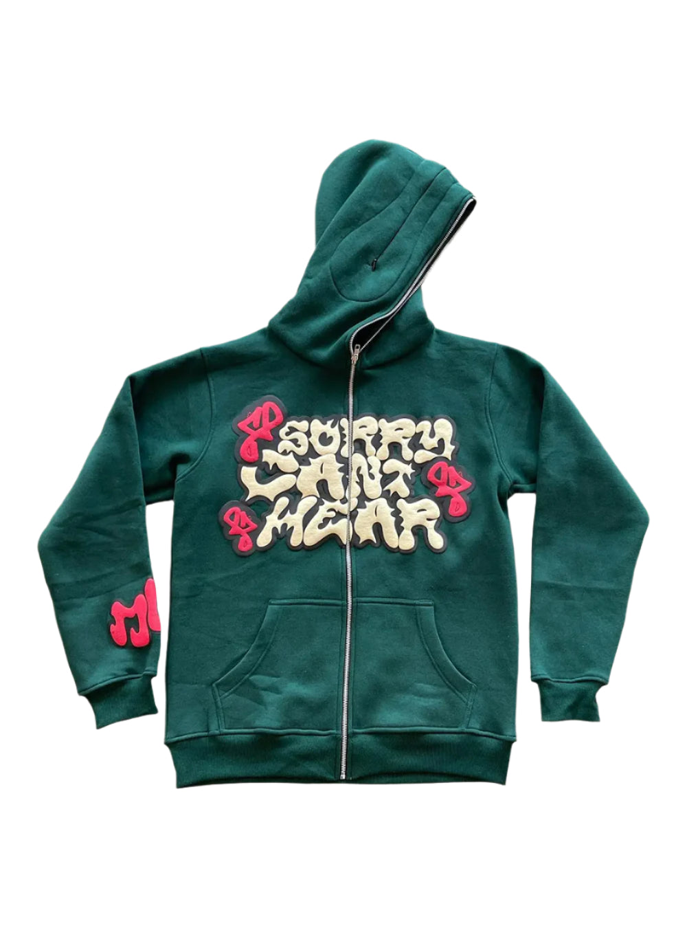 y2k  green sorry can`t hear you hoodie
